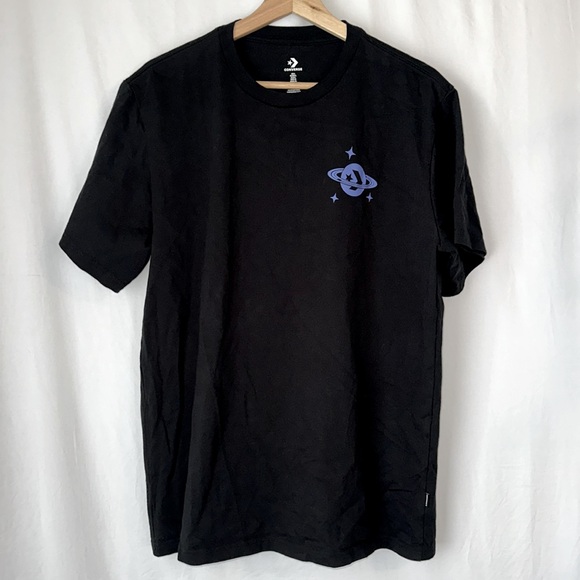 NWOT Converse Planet Hoop black t-shirt - Picture 1 of 7